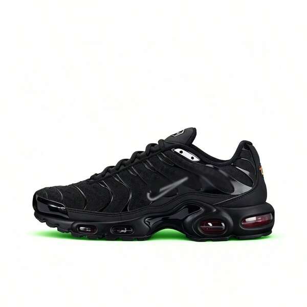 NK AM Plus TN Unisex Running Shoes Breathable Mesh Shock Absorption Non-Slip Casual Sports Sneakers Streetwear Style